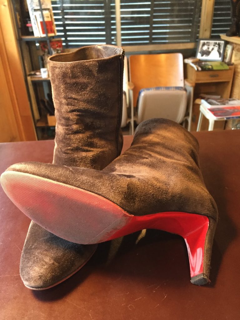 Christian Louboutin ヒールの折れ修理 | 中目黒の靴修理店「SMALL AXE SHOE REPAIR（スモールアックス